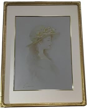 進 徹■花飾りの帽子の女性■油彩■額付絵画 進 徹□花飾りの帽子の女性□油彩□額付絵画 - メルカリ